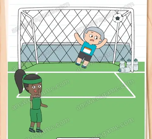 Joanna musi strzelić gola. Brain Test 4 Poziom 113