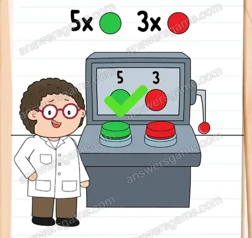 Hilf Dr. Kummer, die Maschine zu aktivieren. Brain Test 4 Level 119