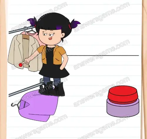 Muszę nacisnąć czerwony guzik. Brain Test 4 Poziom 12