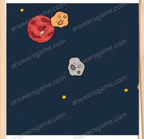 Astropies musi przetrwać deszcz meteorytów. Brain Test 4 Poziom 126