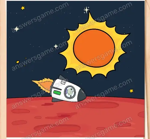 Astropies musi bezpiecznie wylądować na Marsie. Brain Test 4 Poziom 130