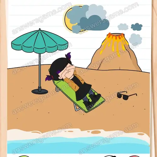 Przez to słońce nie mogę spać. Brain Test 4 Poziom 132