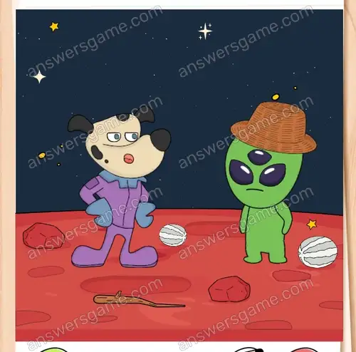 Co ukrywa ten Marsjanin. Brain Test 4 Poziom 135