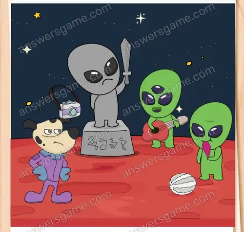 Astropies musi zrobić trzy zdjęcia prezentujące marsjańską kulturę. Brain Test 4 Poziom 138