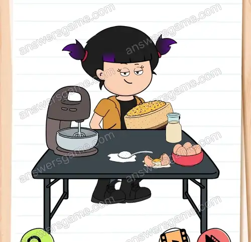 Mache mir bitte einen Käsekuchen. Brain Test 4 Level 149