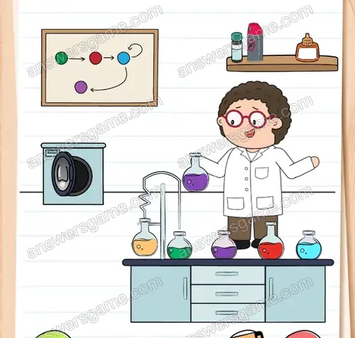 Doktor Zmartwiak musi sporządzić nową miksturę zgodnie z przepisem. Brain Test 4 Poziom 156