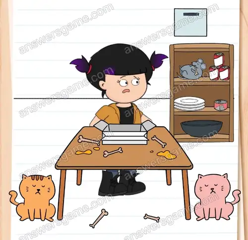 Który zjadł moje smażone kurczaki. Brain Test 4 Poziom 158