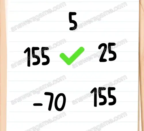 Tippe auf die höchste Zahl. Brain Test 4 Level 168