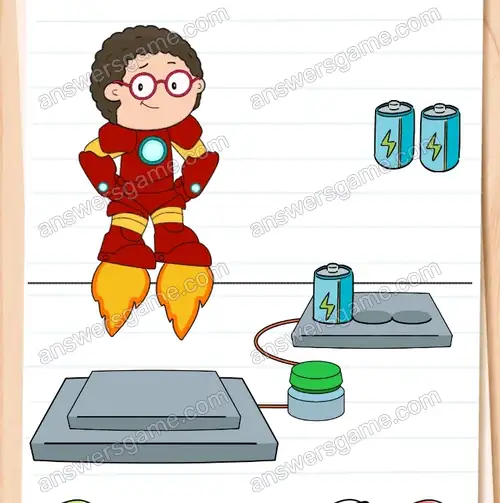 Doktor Zmartwiak musi bezpiecznie przetestować nowy kombinezon kosmiczny. Brain Test 4 Poziom 176