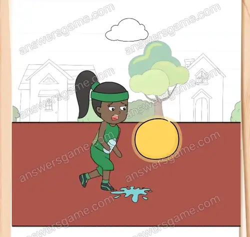 Jenny braucht Wasser nach dem langen Lauf. Brain Test 4 Level 187