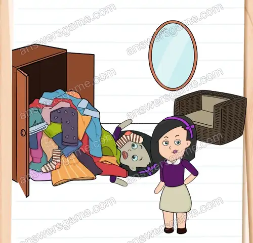 Edytka musi otworzyć swoją szafę. Brain Test 4 Poziom 203