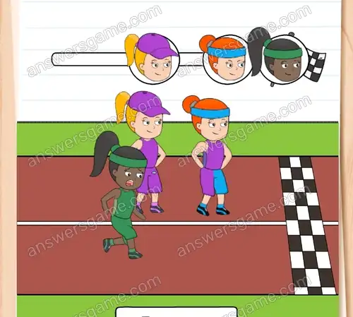 Nie pozwól, żeby Joanna przegrała wyścig. Brain Test 4 Poziom 215