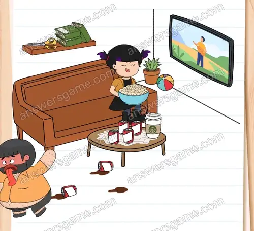 Wujek Bolek znów zajął telewizor. Jak mam się go pozbyć. Brain Test 4 Poziom 219