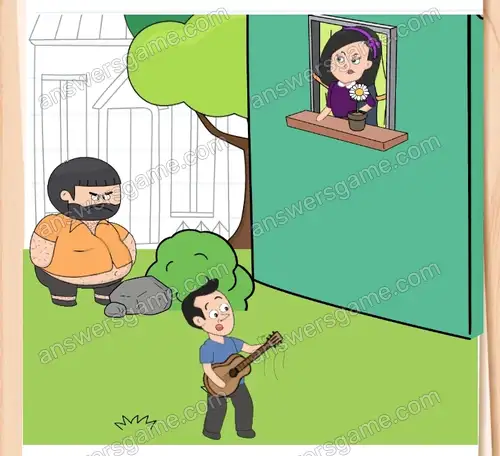 Finde heraus was Juju stört, und entferne es. Brain Test 4 Level 221