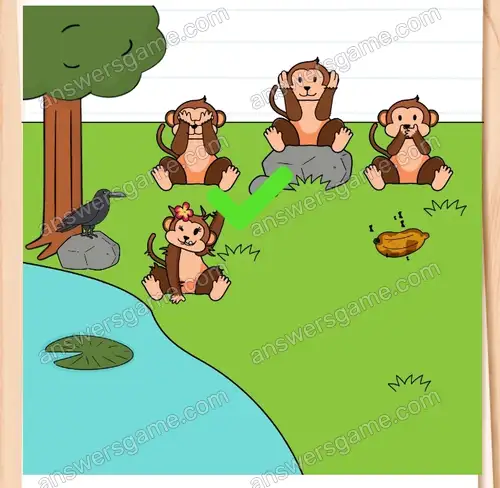 Nie widzę, nie słyszę, nie mówię. Brain Test 4 Poziom 236