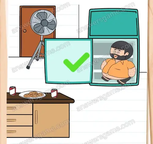 Kühle den armen Onkel Bubba irgendwie. Brain Test 4 Level 240