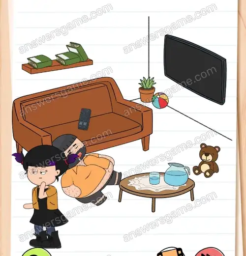 Gdzie jest pilot. Brain Test 4 Poziom 248