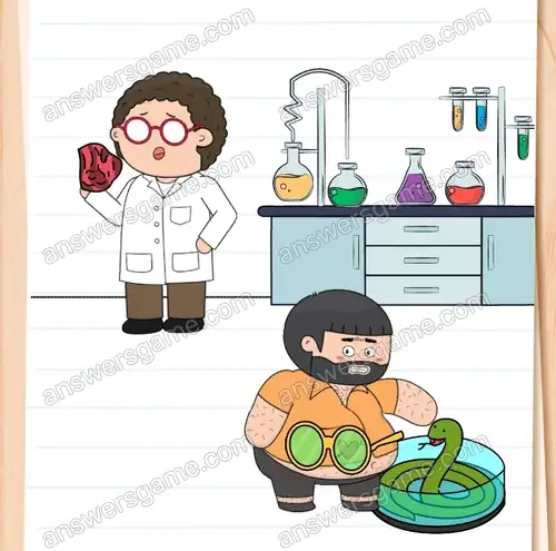 Was ist Onkel Bubbas Geheimnis. Brain Test 4 Level 25