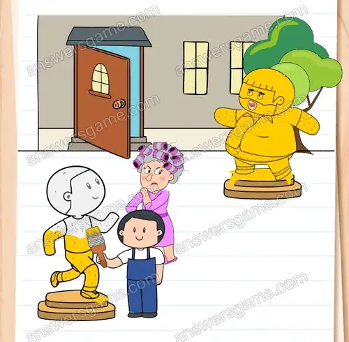 Bolek musi uciec przed wściekłą Babcią Anią. Brain Test 4 Poziom 253