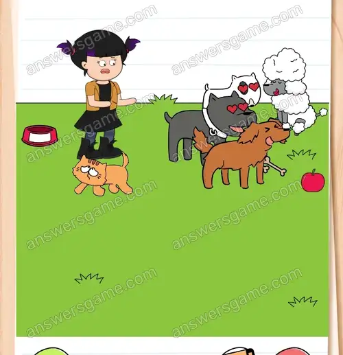 Musím zachránit svoji kočku. Brain Test 4 Úroveň 255