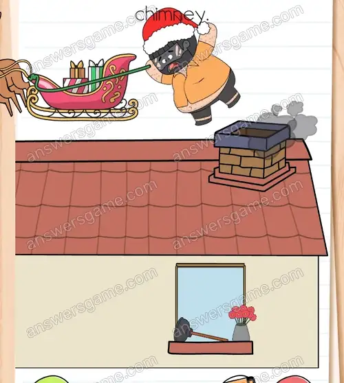 Wyciągnij Wujka Bolka z komina. Brain Test 4 Poziom 259