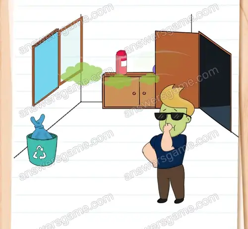 Osiłek musi pozbyć się nieprzyjemnego zapachu. Brain Test 4 Poziom 262