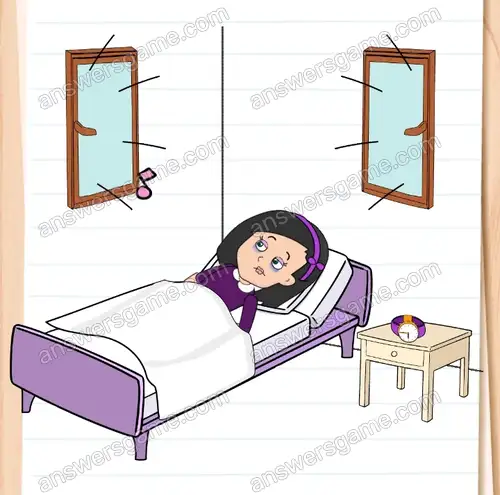 Pomóż Edytce zasnąć. Brain Test 4 Poziom 263