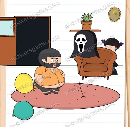 Ich möchte Onkel Bubba mit einem Streich erschrecken. Brain Test 4 Level 264