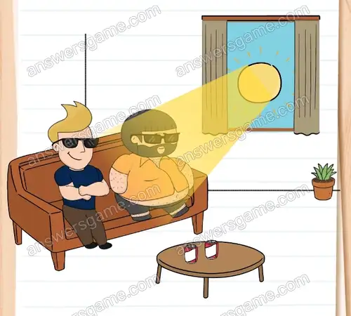 Onkel Bubba möchte cool ausschauen. Brain Test 4 Level 266