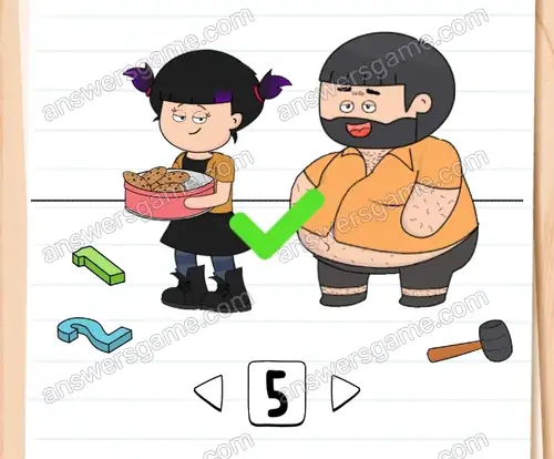 Pomóż mi policzyć ciasteczka. Brain Test 4 Poziom 268