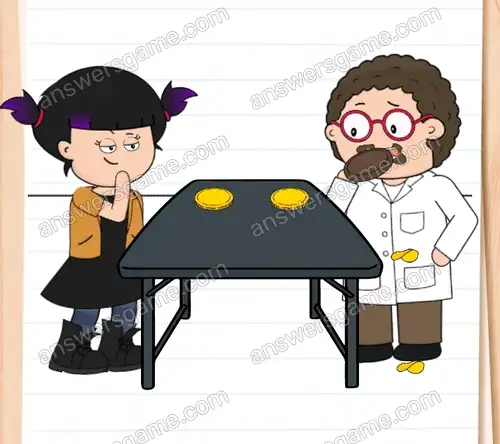 Welches Goldstück ist echt. Brain Test 4 Level 27