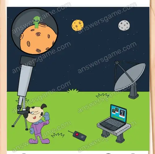 Astropies tęskni za swoimi przyjaciółmi z Marsa. Brain Test 4 Poziom 272