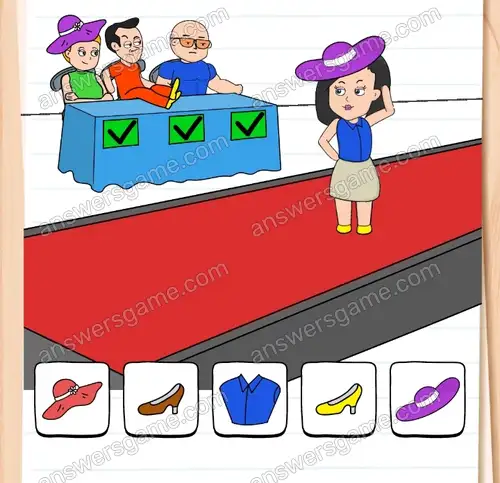 Edytka musi zaimponować sędziom konkursu mody. Brain Test 4 Poziom 283