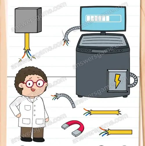 Zmartwiak chce uruchomić nową maszynę. Brain Test 4 Poziom 286