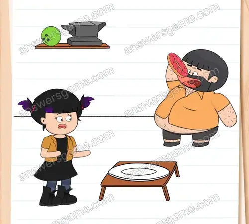 Ich muss meinen wütenden Onkel irgendwie beruhigen. Brain Test 4 Level 3