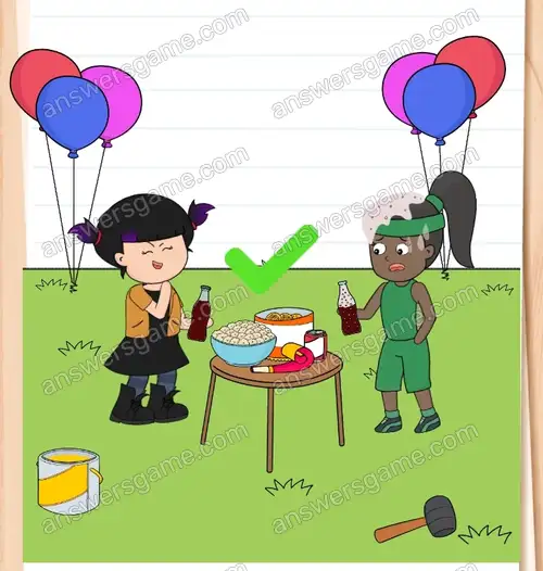 Ich möchte Jenny einen Streich spielen. Brain Test 4 Level 300