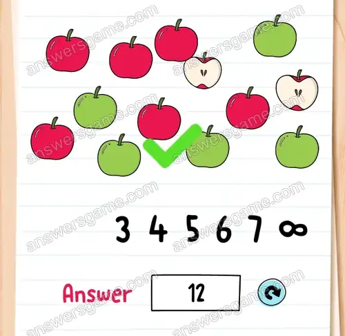 Ile mam jabłek. Brain Test 4 Poziom 301