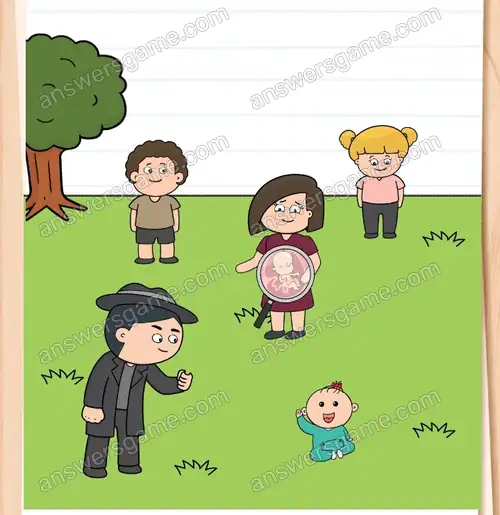 Gdzie jest jej dziecko. Brain Test 4 Poziom 317