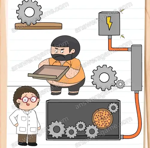 Dr. Kummer muss seine Maschine reparieren. Brain Test 4 Level 324