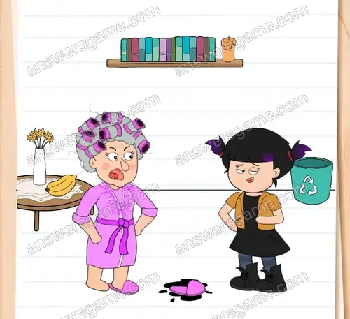 Aaa! Ogromny pająk! Pomóż mi. Brain Test 4 Poziom 336