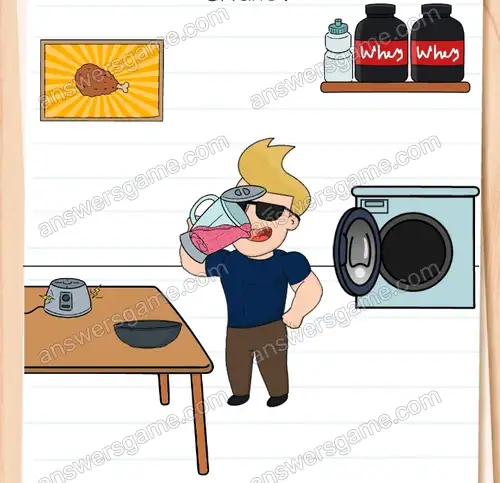 Fitberts Mixer ist kaputt! Wie kann er jetzt seinen Morgensmoothie machen. Brain Test 4 Level 341