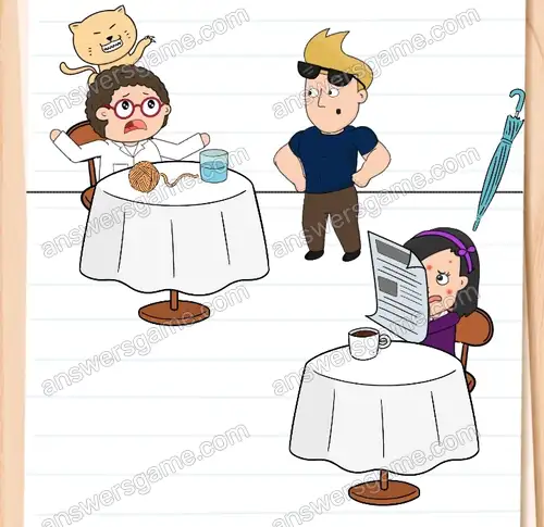 Lass Fitbert nicht Jujus ungeschminktes Gesicht sehen. Brain Test 4 Level 344