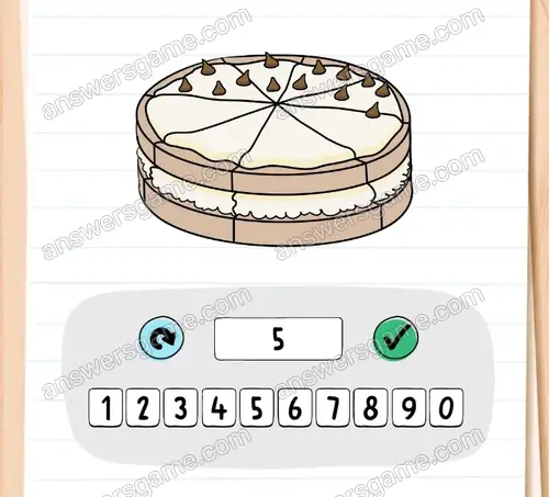 Wie viele der Stücke haben Schokostreusel. Brain Test 4 Level 39