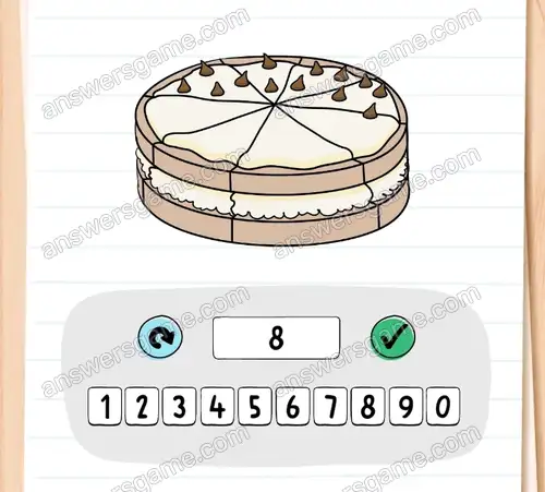 Na ilu kawałkach jest polewa waniliowa. Brain Test 4 Poziom 46