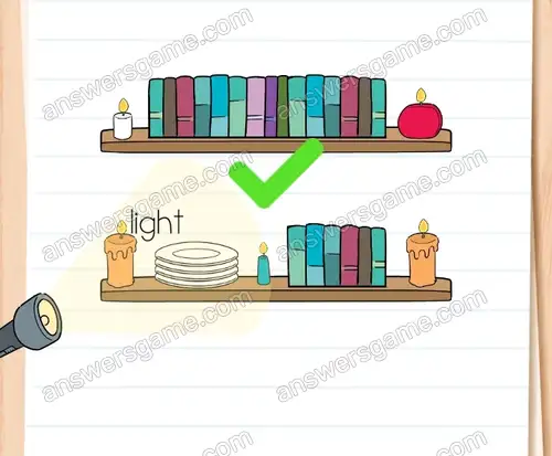 Nie ma prądu! Czas zapalić świeczki. Brain Test 4 Poziom 56