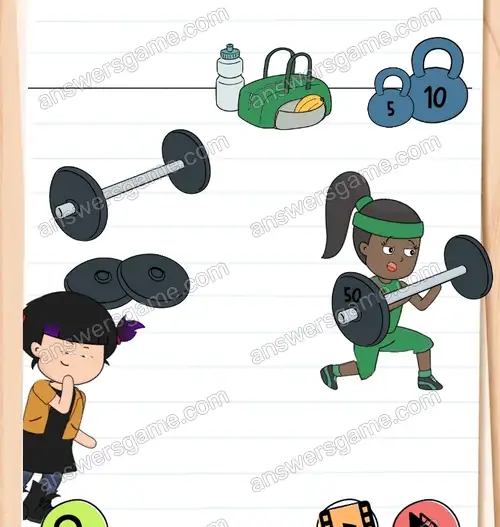 Zeit, Jenny einen Streich zu spielen. Brain Test 4 Level 66