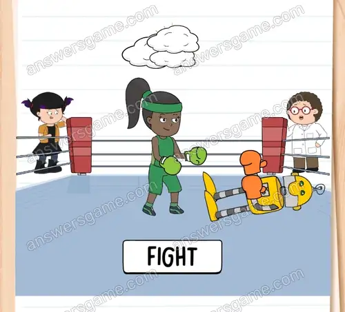 Joanna walczy z robotem Doktora Zmartwiaka. Brain Test 4 Poziom 67