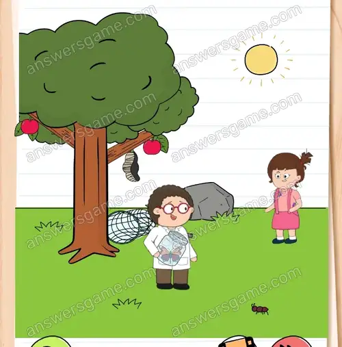 Muszą złapać motyla. Brain Test 4 Poziom 70