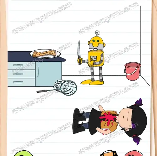 Ich möchte Dr. Kummer mit einem Streich erschrecken. Brain Test 4 Level 99