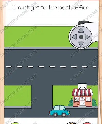 I must get to the post office. Brain Test 4 Level 224